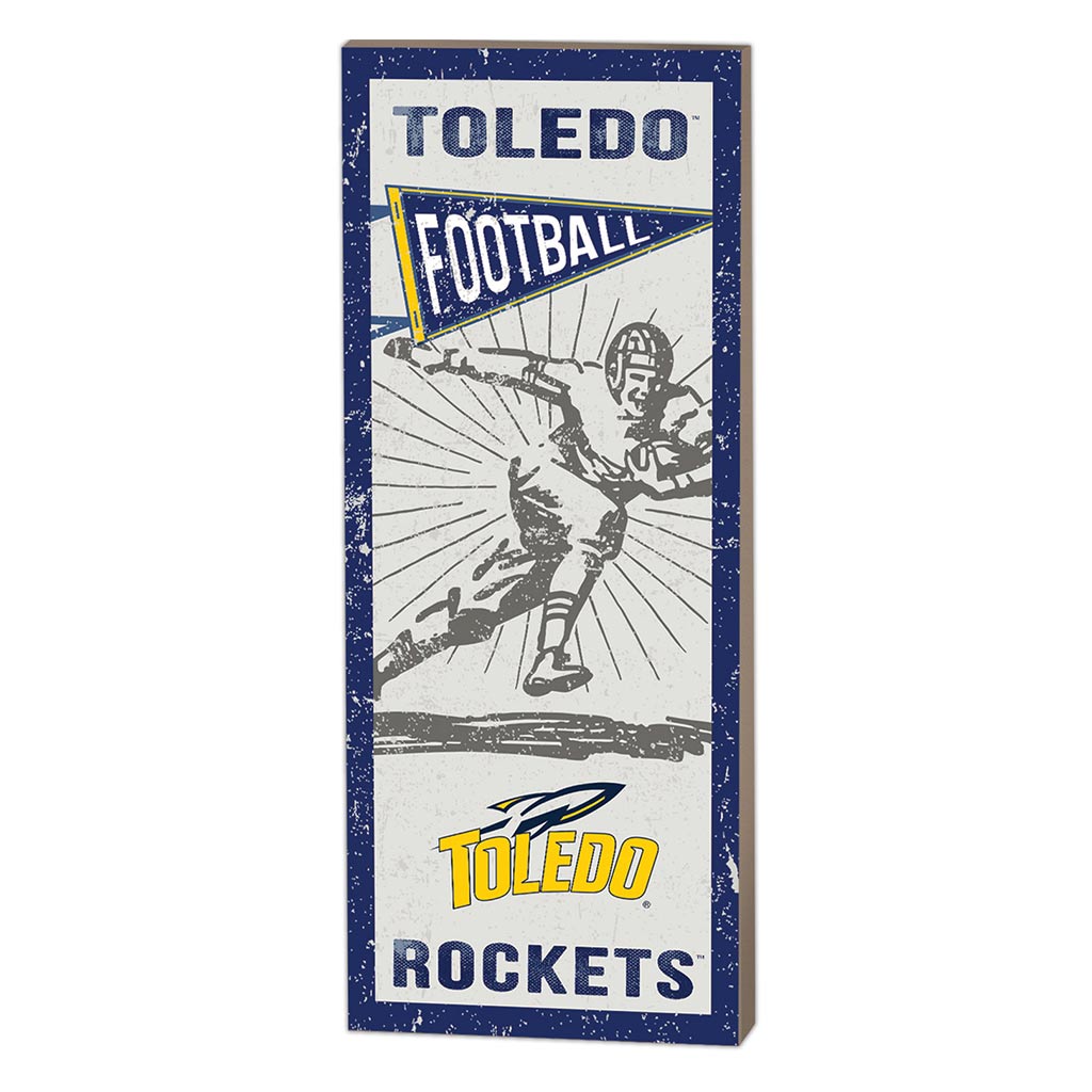 7x18 Vintage Player Toledo Rockets