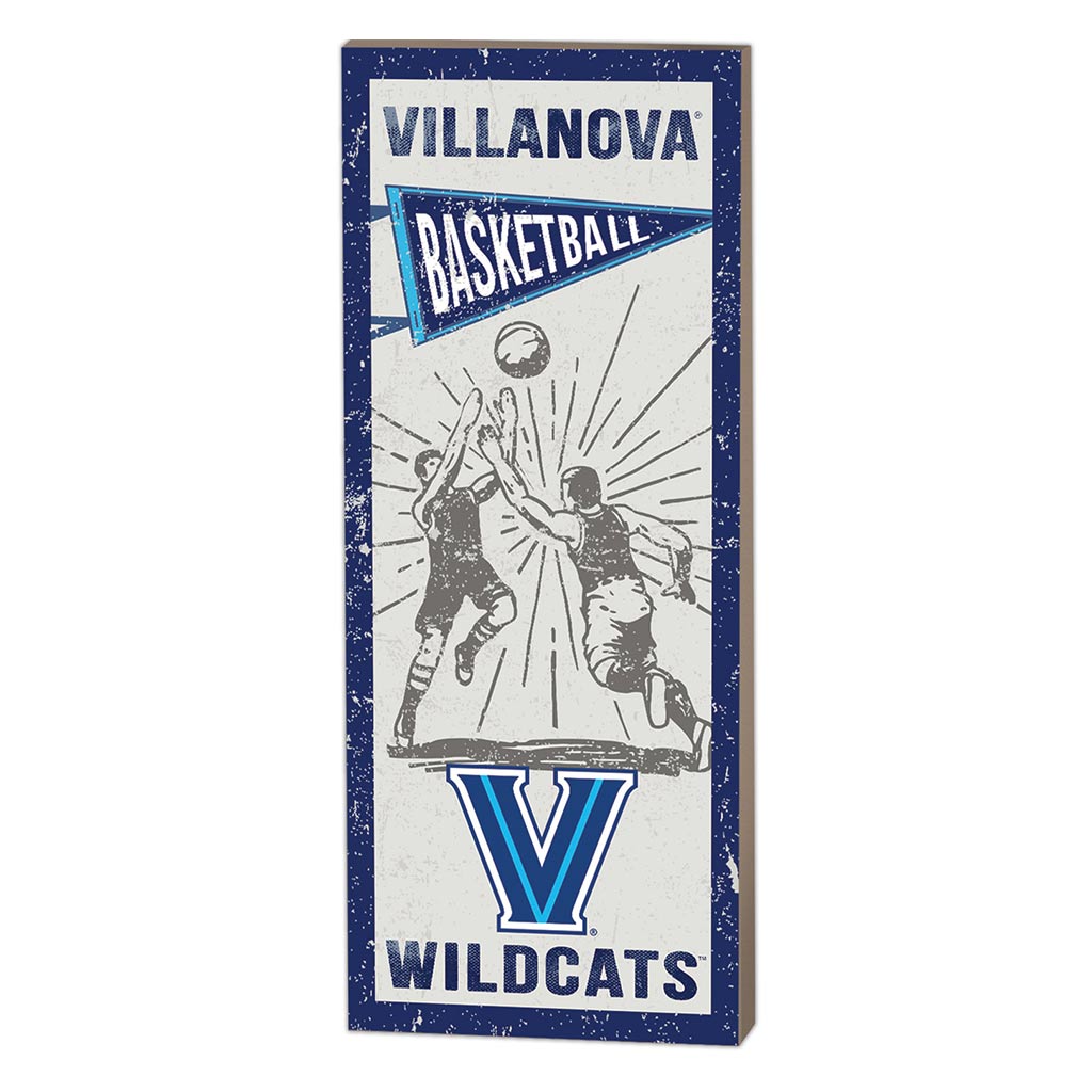 7x18 Vintage Player Villanova Wildcats Basketball
