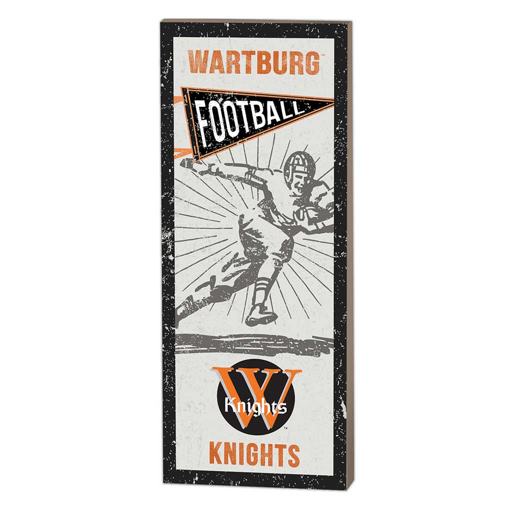 7x18 Vintage Player Wartburg College Knights