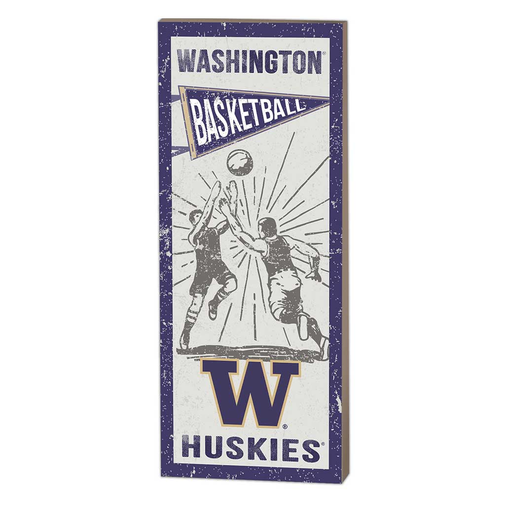 7x18 Vintage Player Washington Huskies Basketball