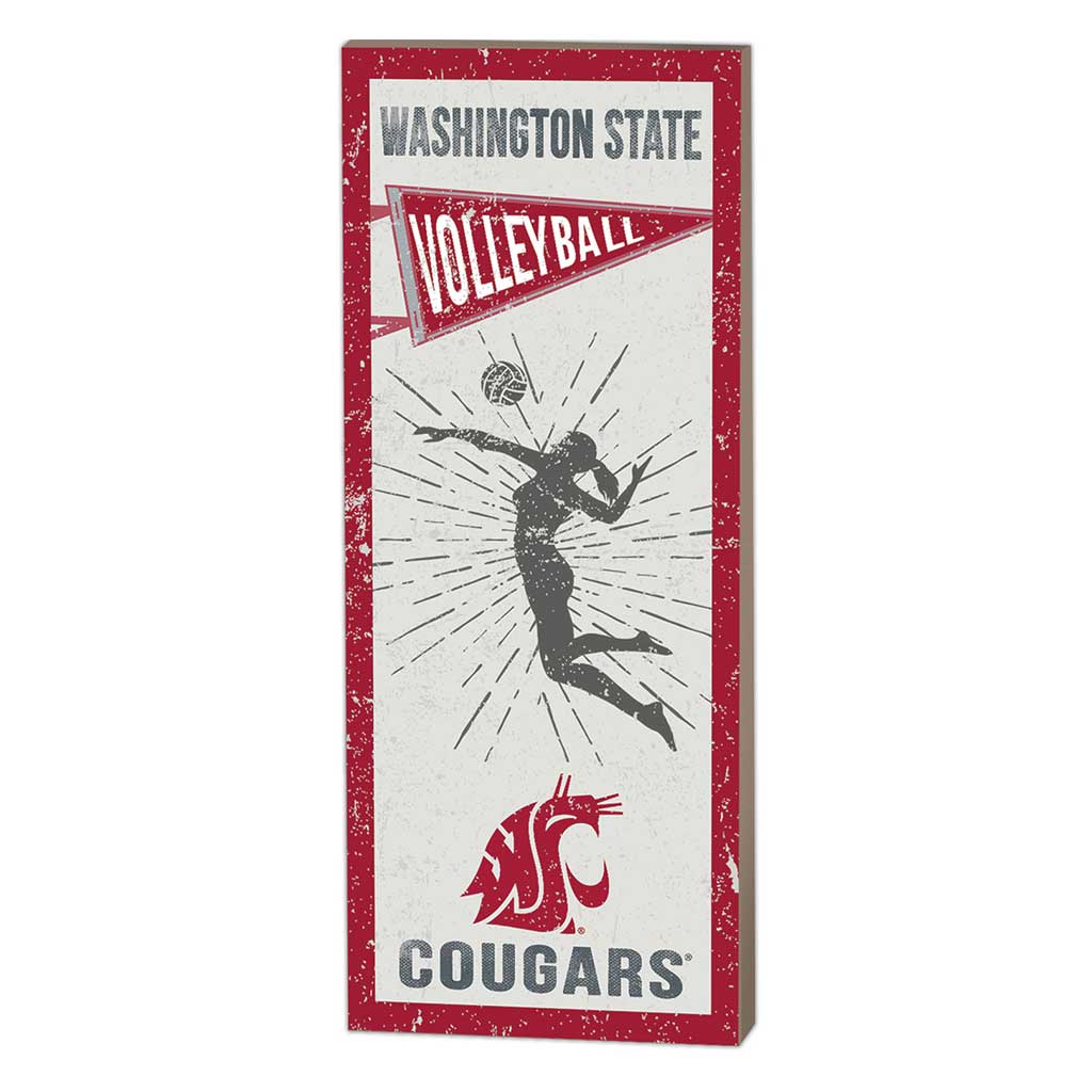 7x18 Vintage Player Washington State Cougars Volleyball Women