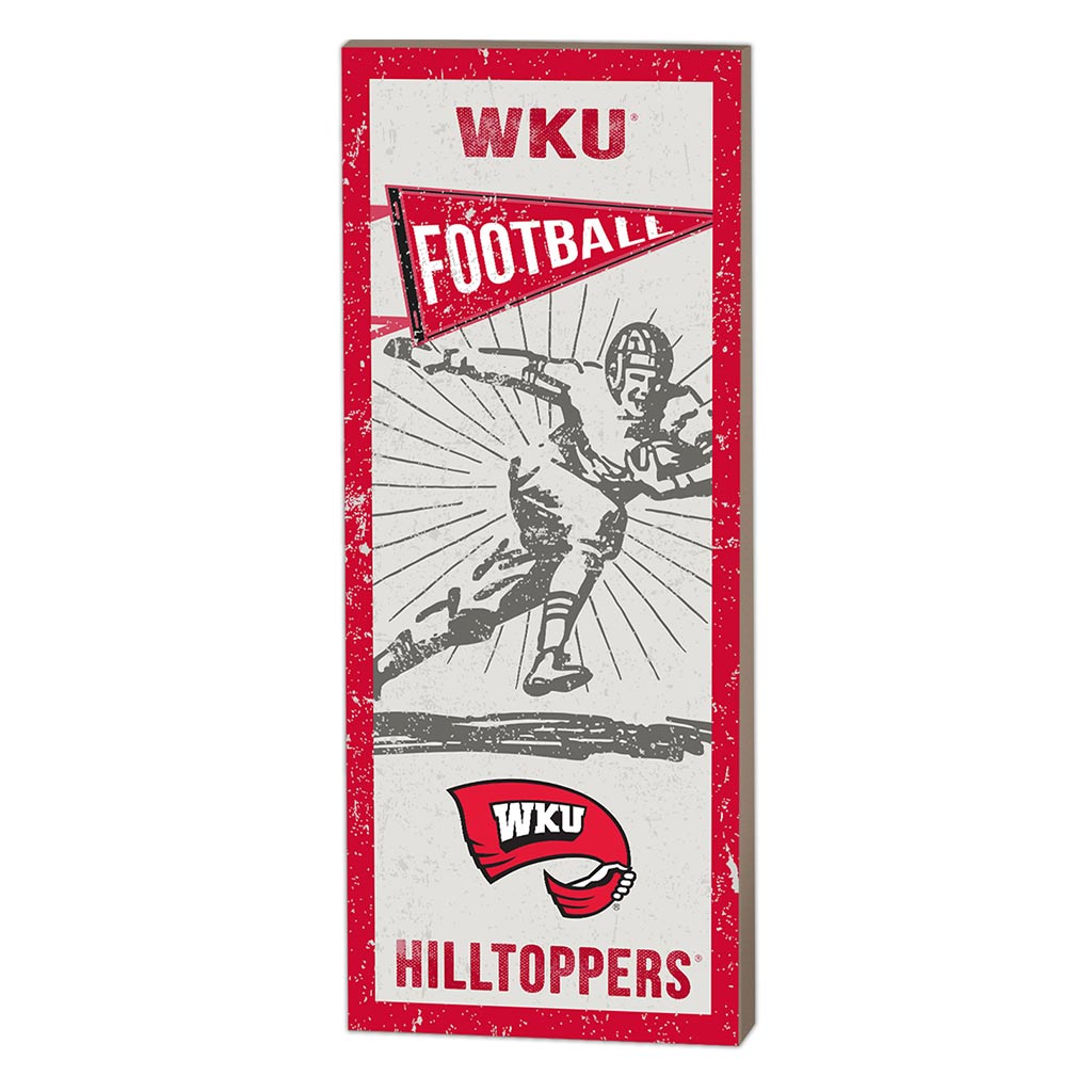 7x18 Vintage Player Western Kentucky Hilltoppers
