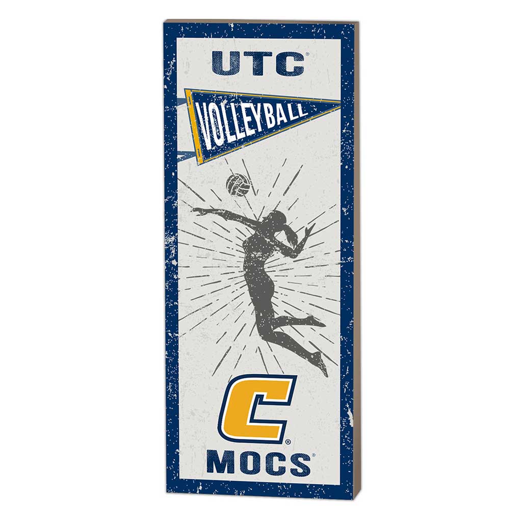 7x18 Vintage Player Tennessee Chattanooga Mocs  Volleyball Women