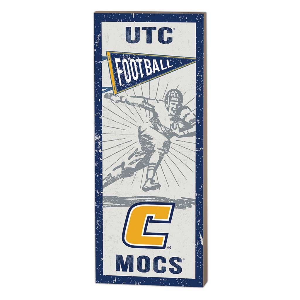 7x18 Vintage Player Tennessee Chattanooga Mocs
