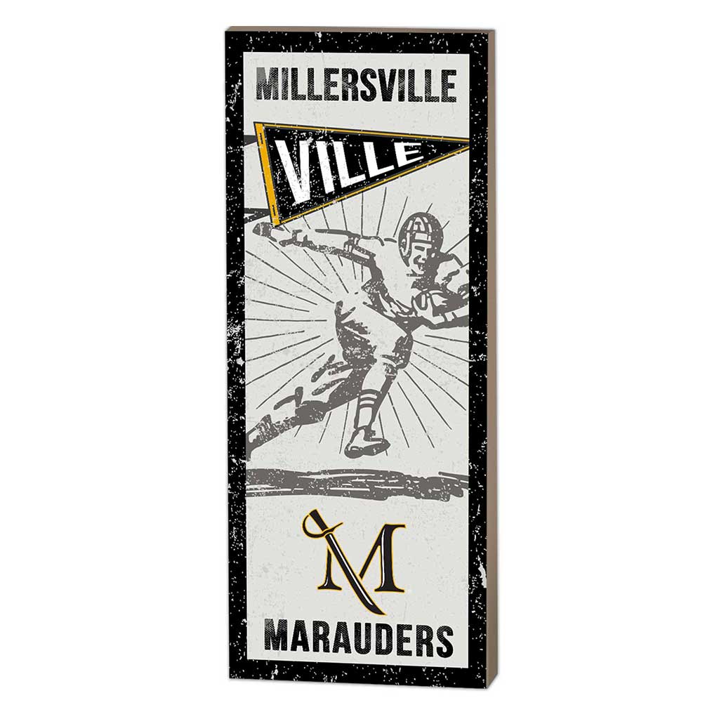 7x18 Vintage Player Millersville University Marauders
