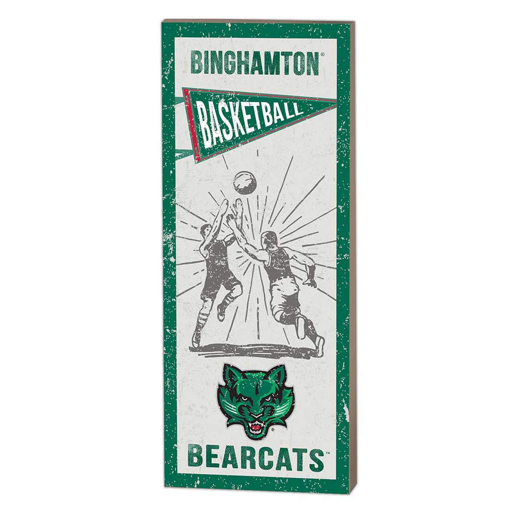7x18 Vintage Player Binghamton Bearcats Basketball