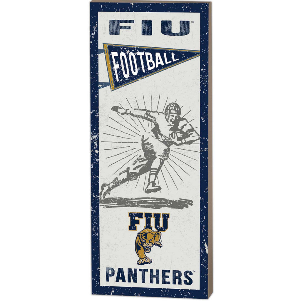 7x18 Vintage Player Florida International Golden Panthers