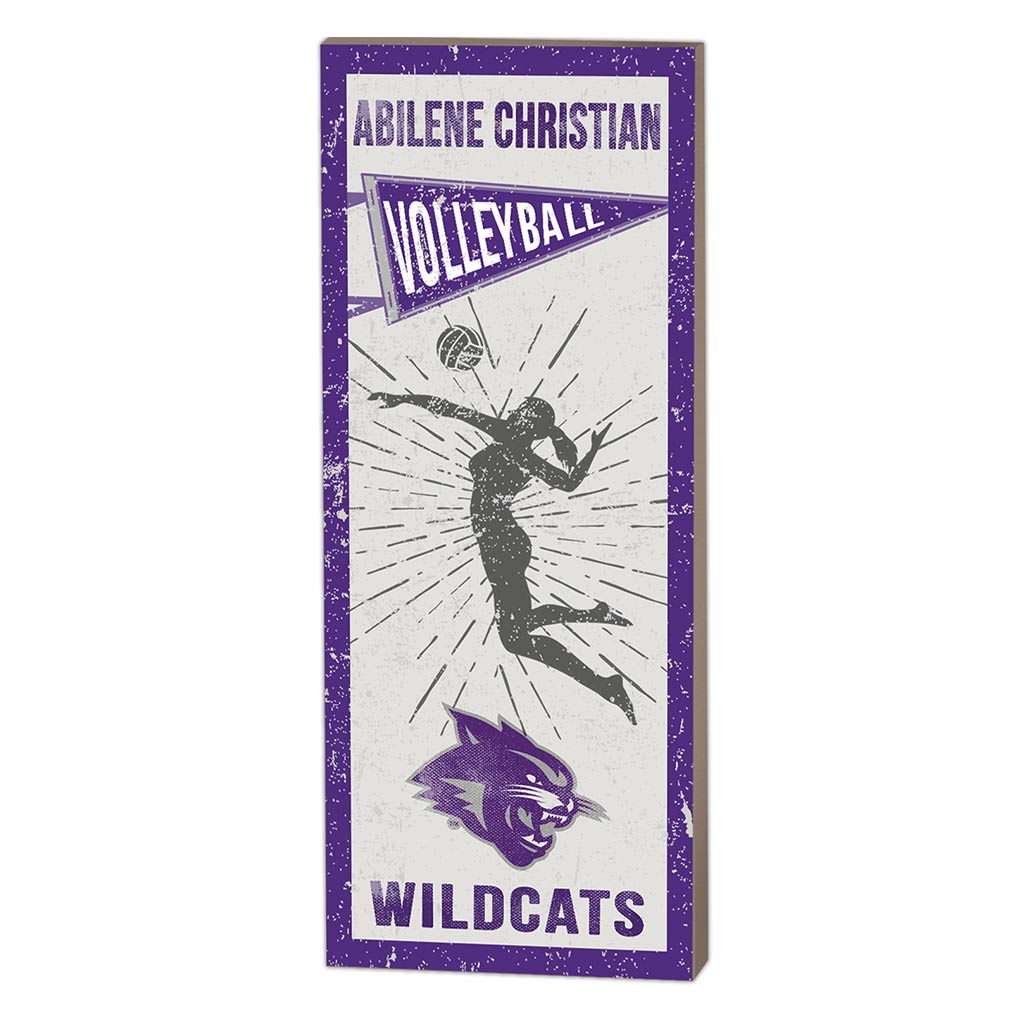 7x18 Vintage Player Abilene Christian Wildcats - Girl's Volleyball