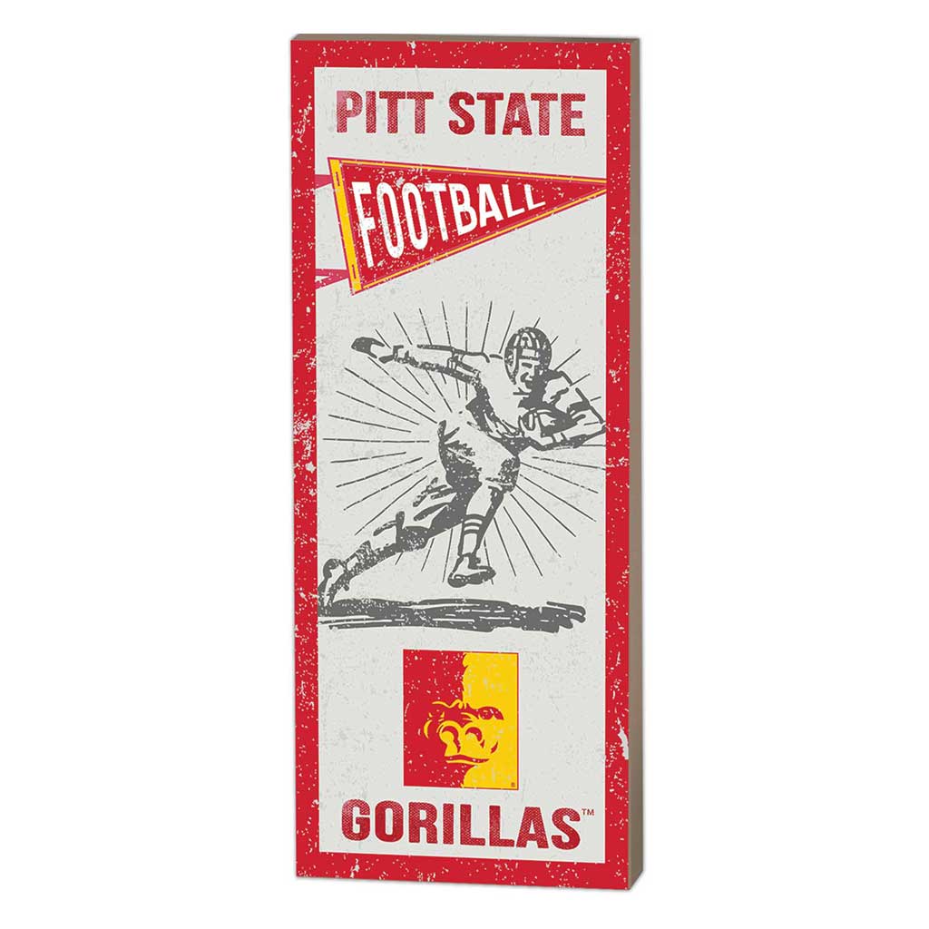 7x18 Vintage Player Pittsburg State University Gorilla