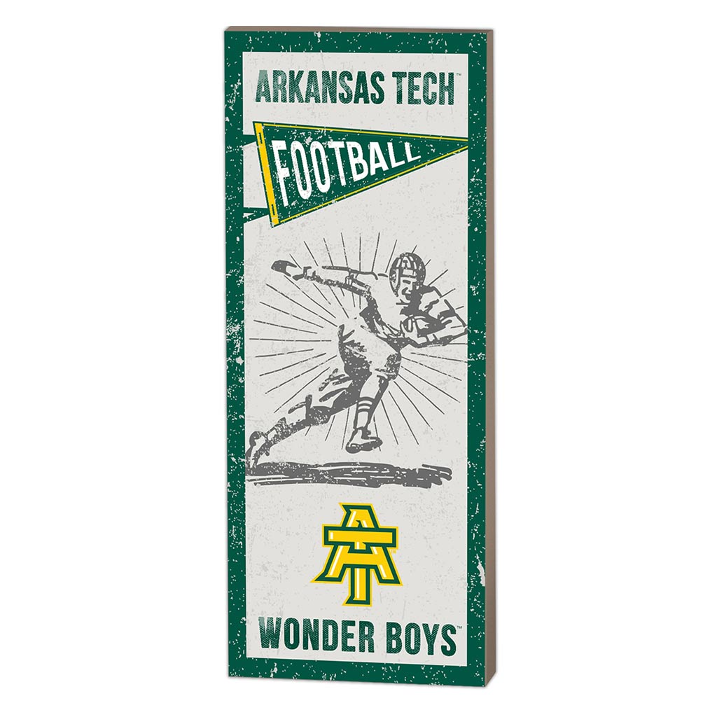 7x18 Vintage Player Arkansas Tech WONDER BOYS/GOLDEN SUNS