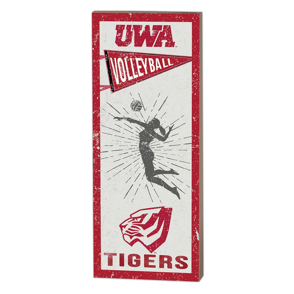 7x18 Vintage Player West Alabama TIGERS - Girl's Volleyball
