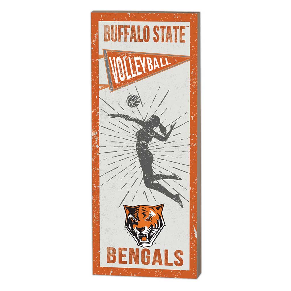 7x18 Vintage Player Buffalo State College Bengals - Girl's Volleyball
