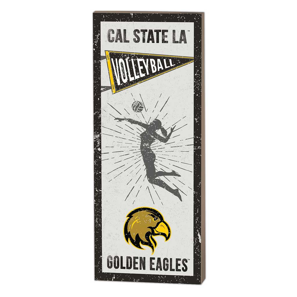 7x18 Vintage Player California State - Los Angeles GOLDEN EAGLES - Girl's Volleyball