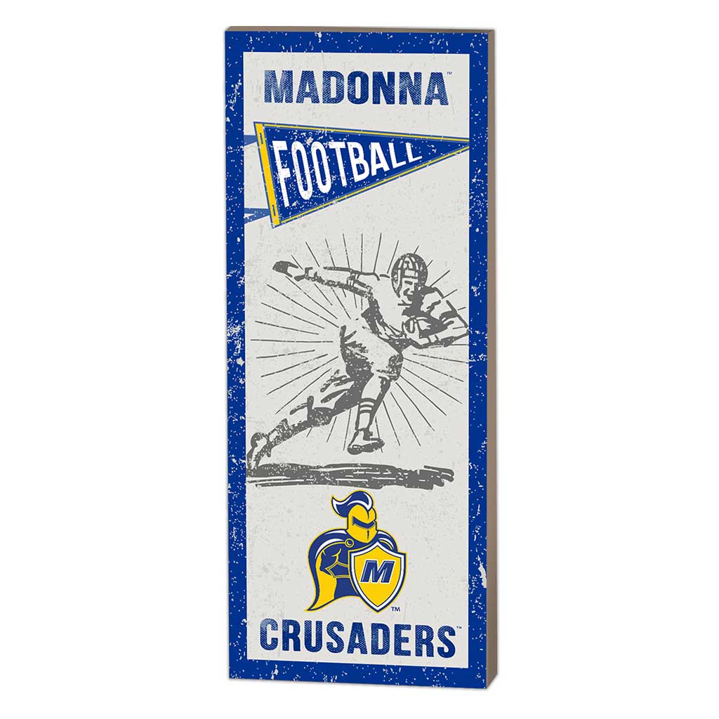 7x18 Vintage Player Madonna University CRUSADERS
