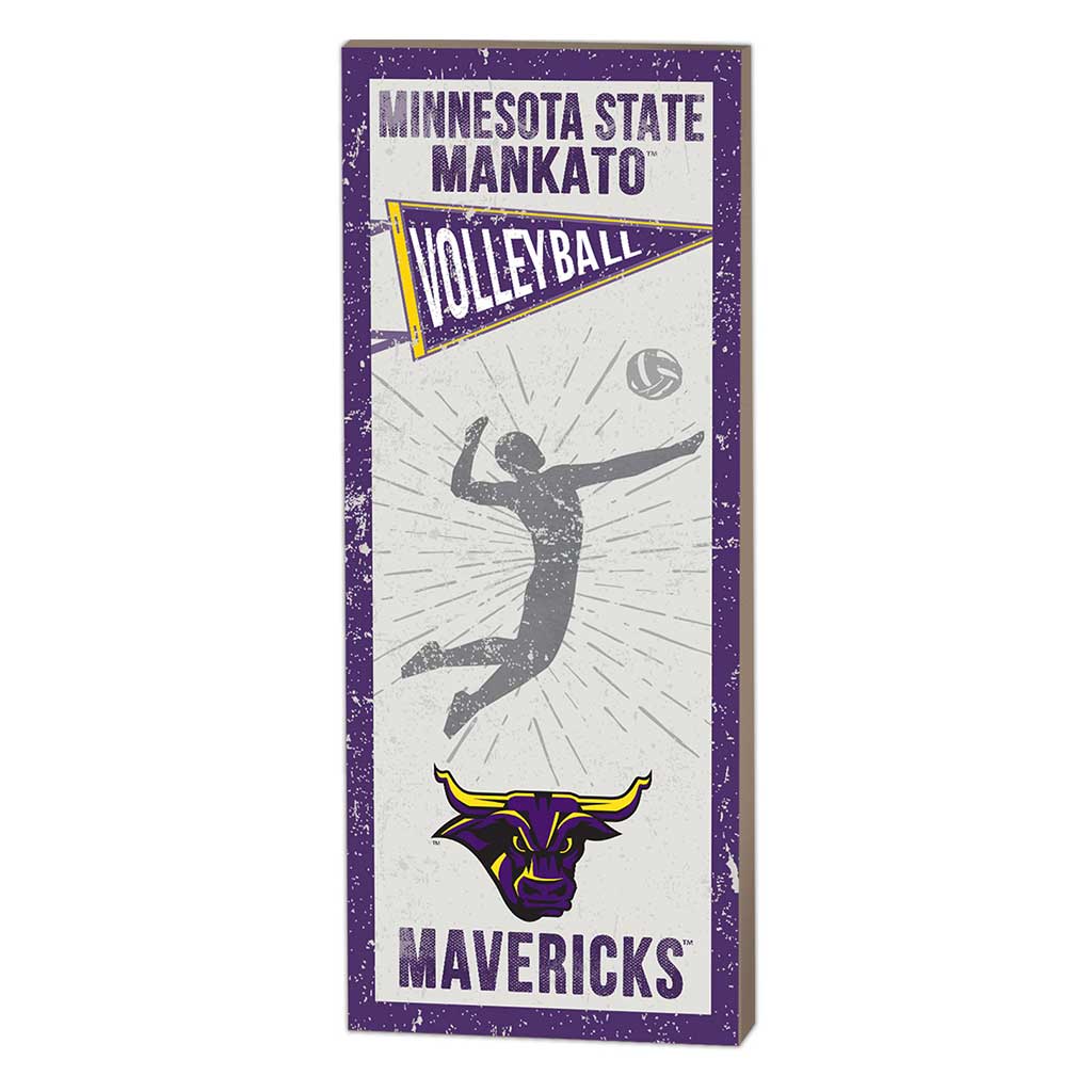 7x18 Vintage Player Minnesota State - Mankato Mavericks - Volleyball