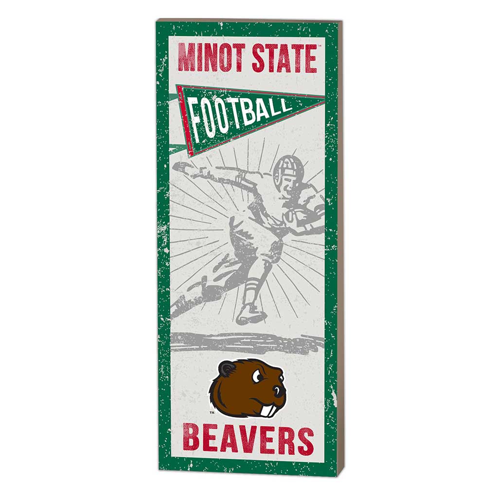 7x18 Vintage Player Minot State Beavers