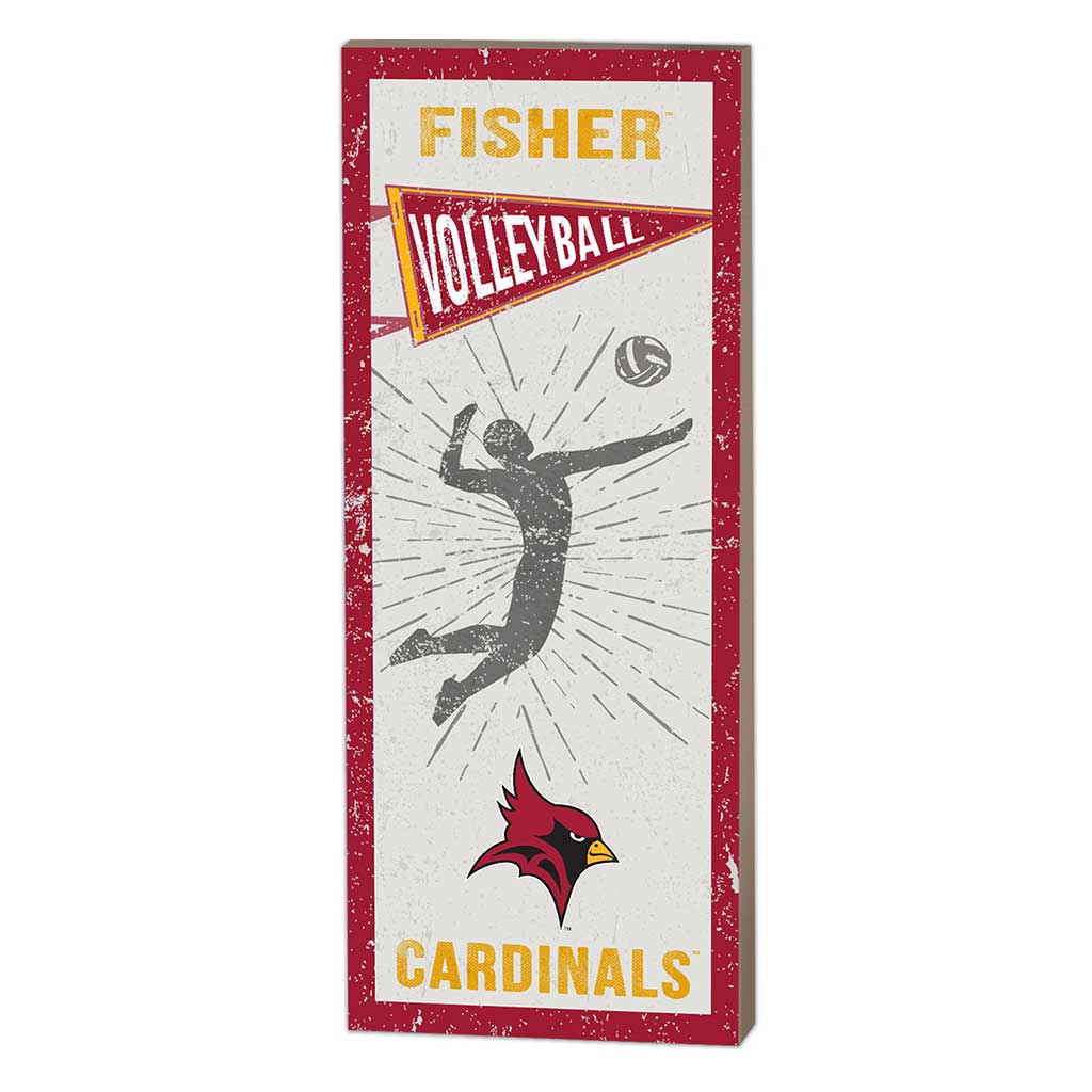 7x18 Vintage Player St. John Fisher College Cardinals - Volleyball