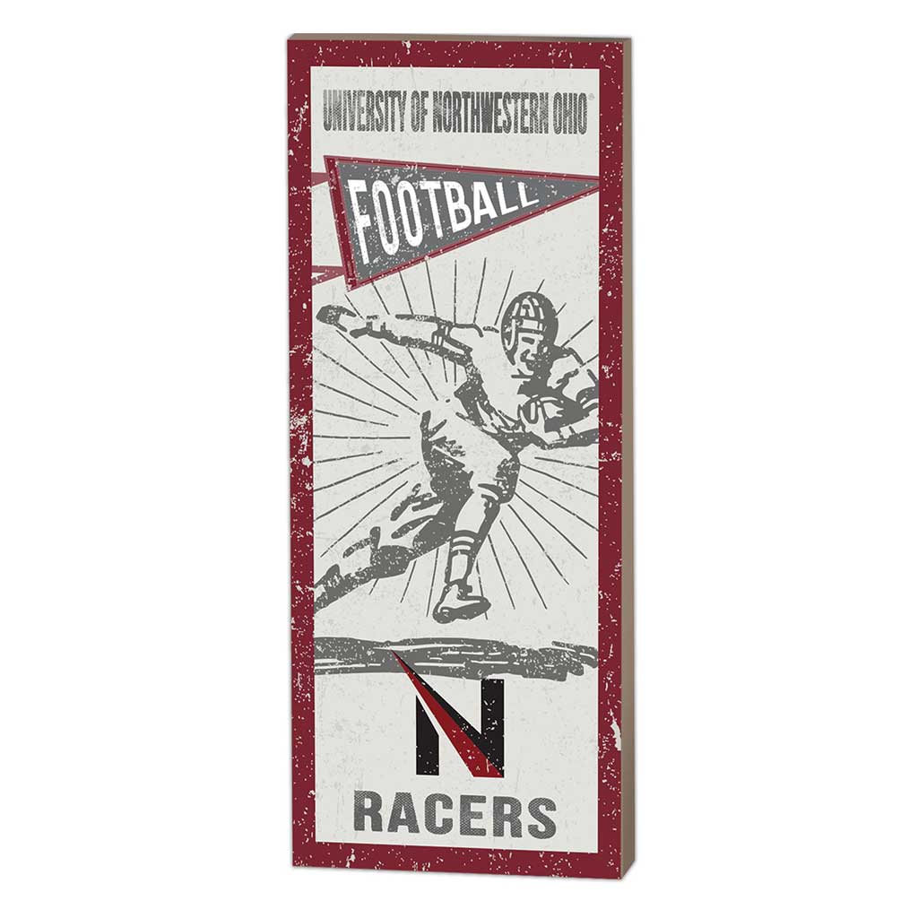7x18 Vintage Player Northwestern Ohio Racers