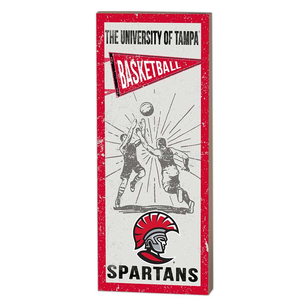 7x18 Vintage Player University of Tampa Spartans Basketball