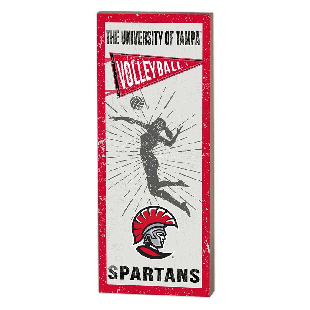 7x18 Vintage Player University of Tampa Spartans - Girl's Volleyball