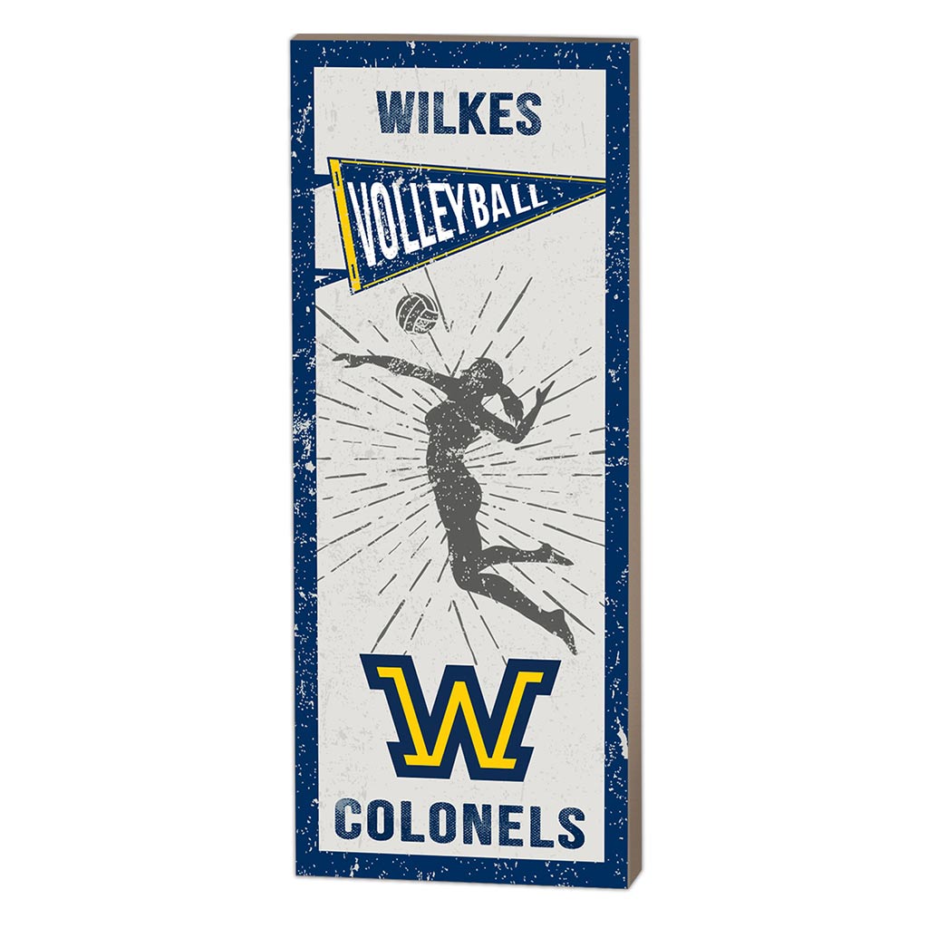 7x18 Vintage Player Wilkes University Colonels - Girl's Volleyball