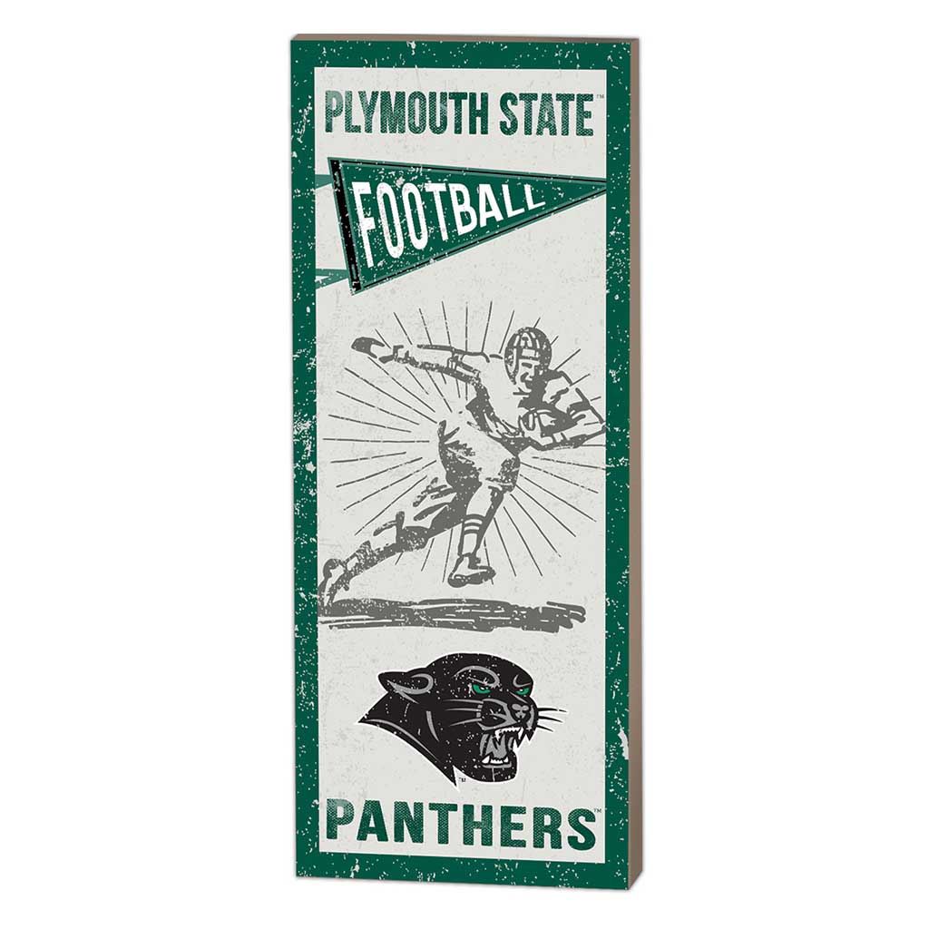 7x18 Vintage Player Plymouth State University Panthers
