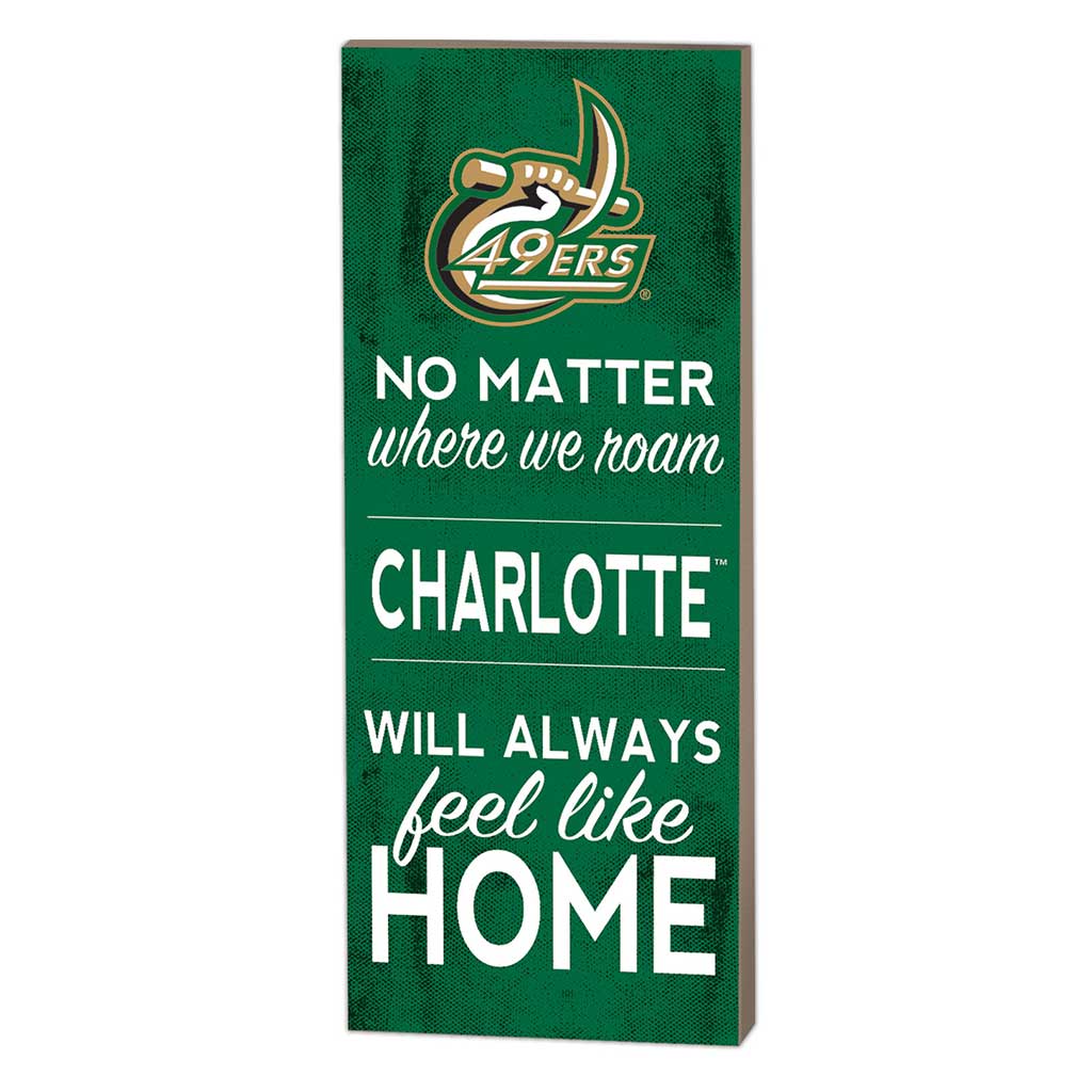 7x18 No Matter Where North Carolina (Charlotte) 49ers