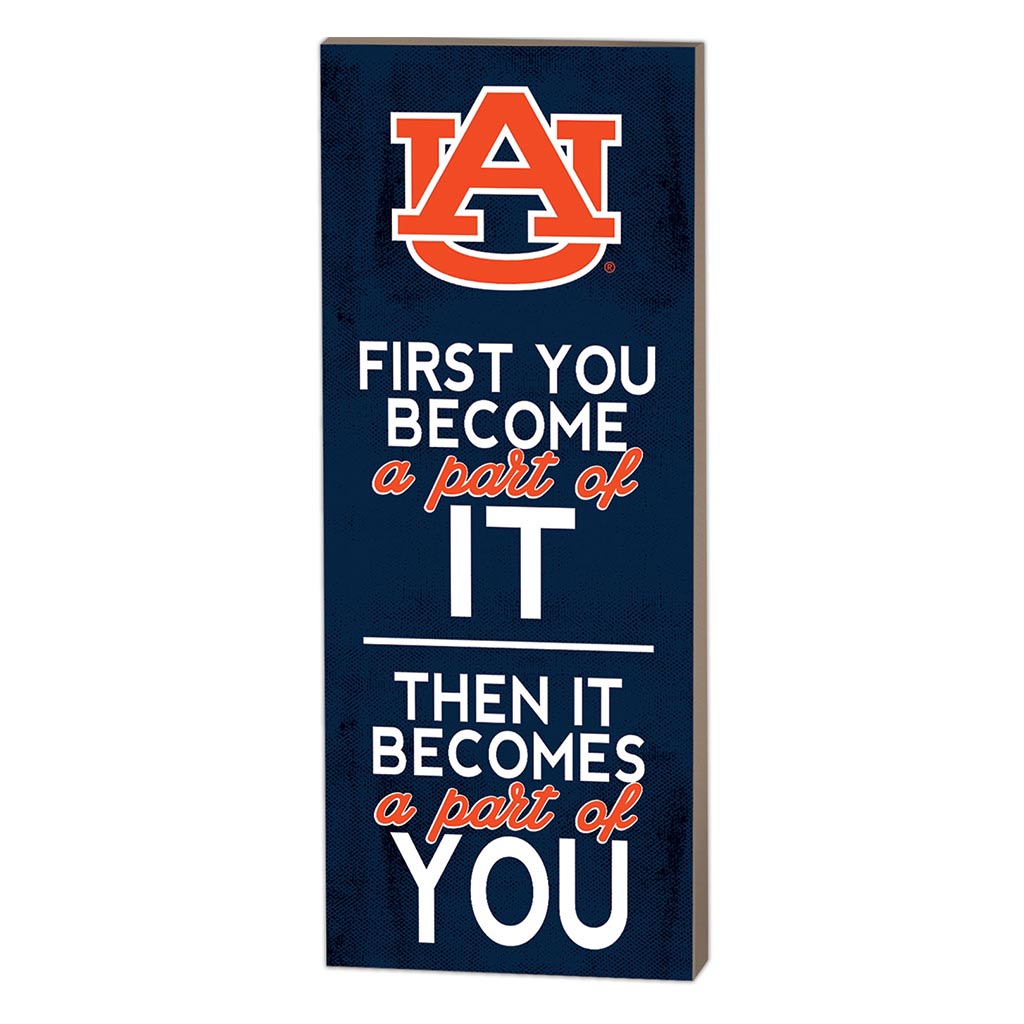 7x18 First You Become Auburn Tigers