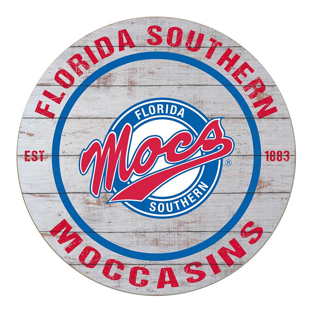 20x20 Weathered Circle Florida Southern College Moccasins