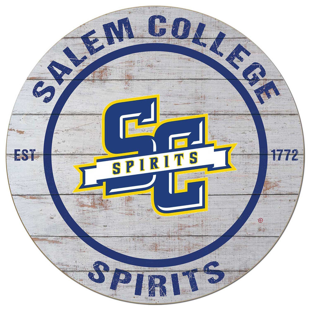 20x20 Weathered Circle Salem Academy & College Spirits