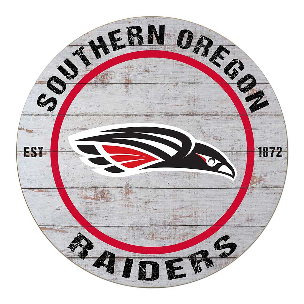 20x20 Weathered Circle Southern Oregon University Raiders