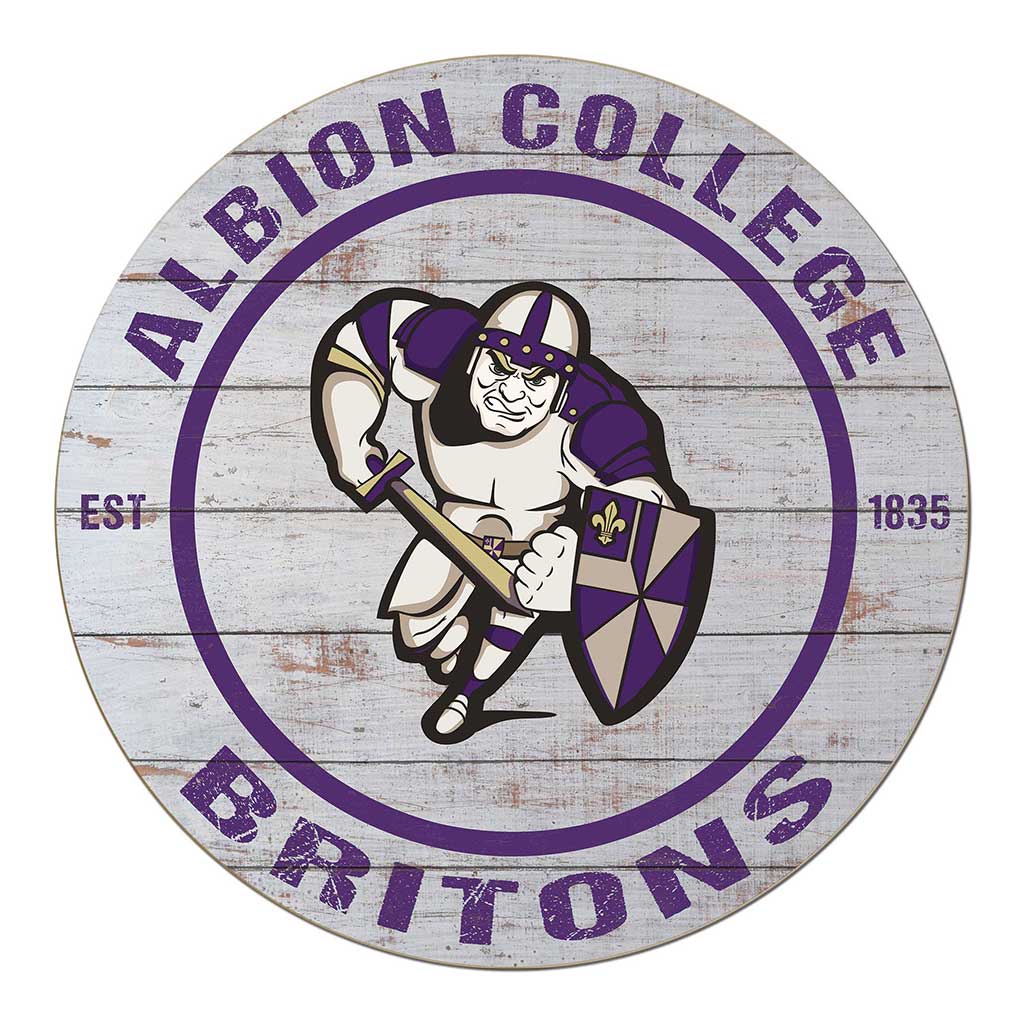 20x20 Weathered Circle Albion College Britons
