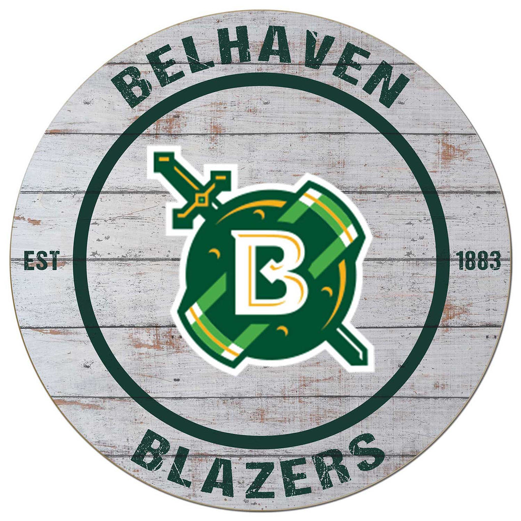 20x20 Weathered Circle Belhaven College Blazers