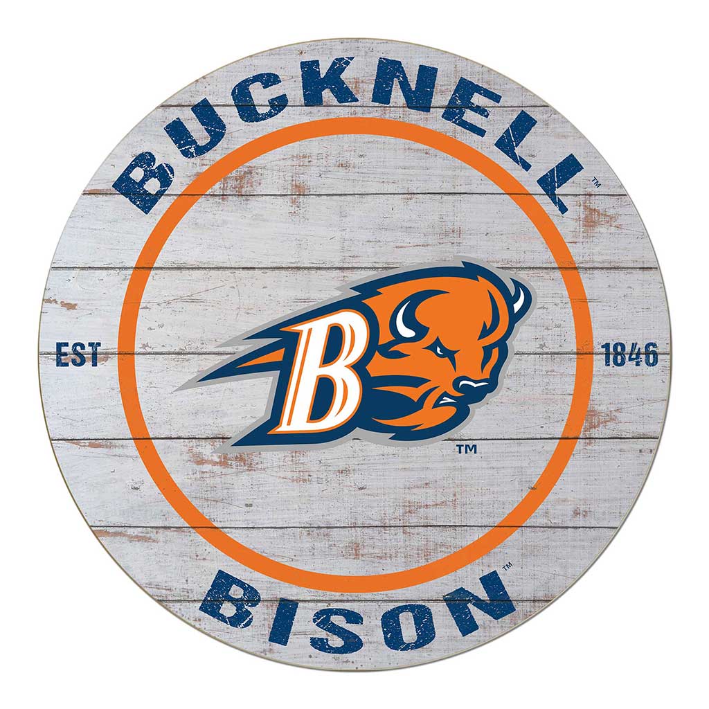 20x20 Weathered Circle Bucknell Bison