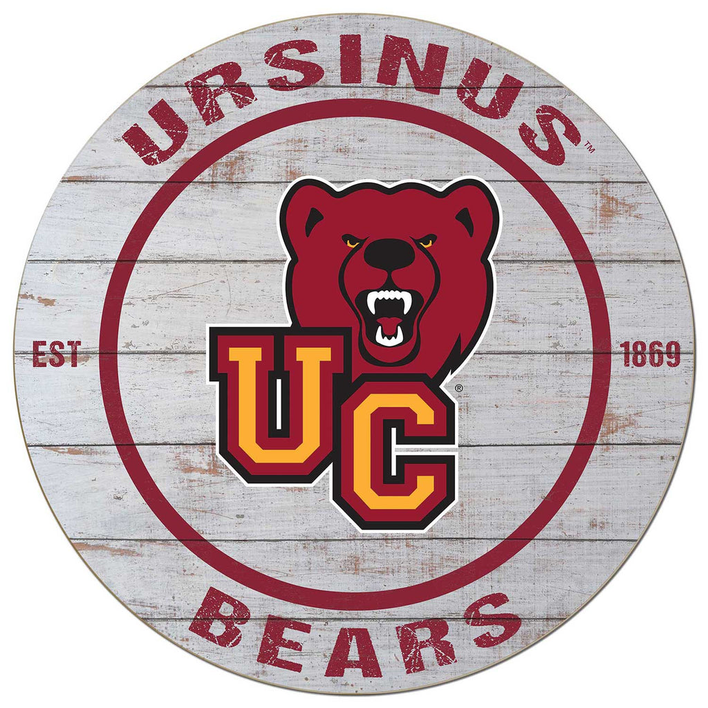 20x20 Weathered Circle Ursinus College Bears