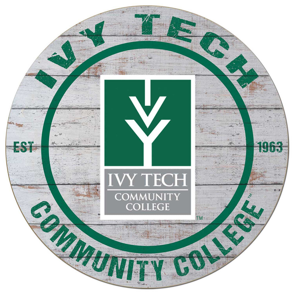 20x20 Weathered Circle Ivy Tech Community College of Indiana