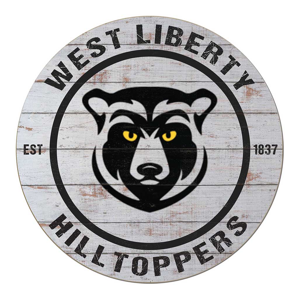 20x20 Weathered Circle West Liberty University Hilltoppers