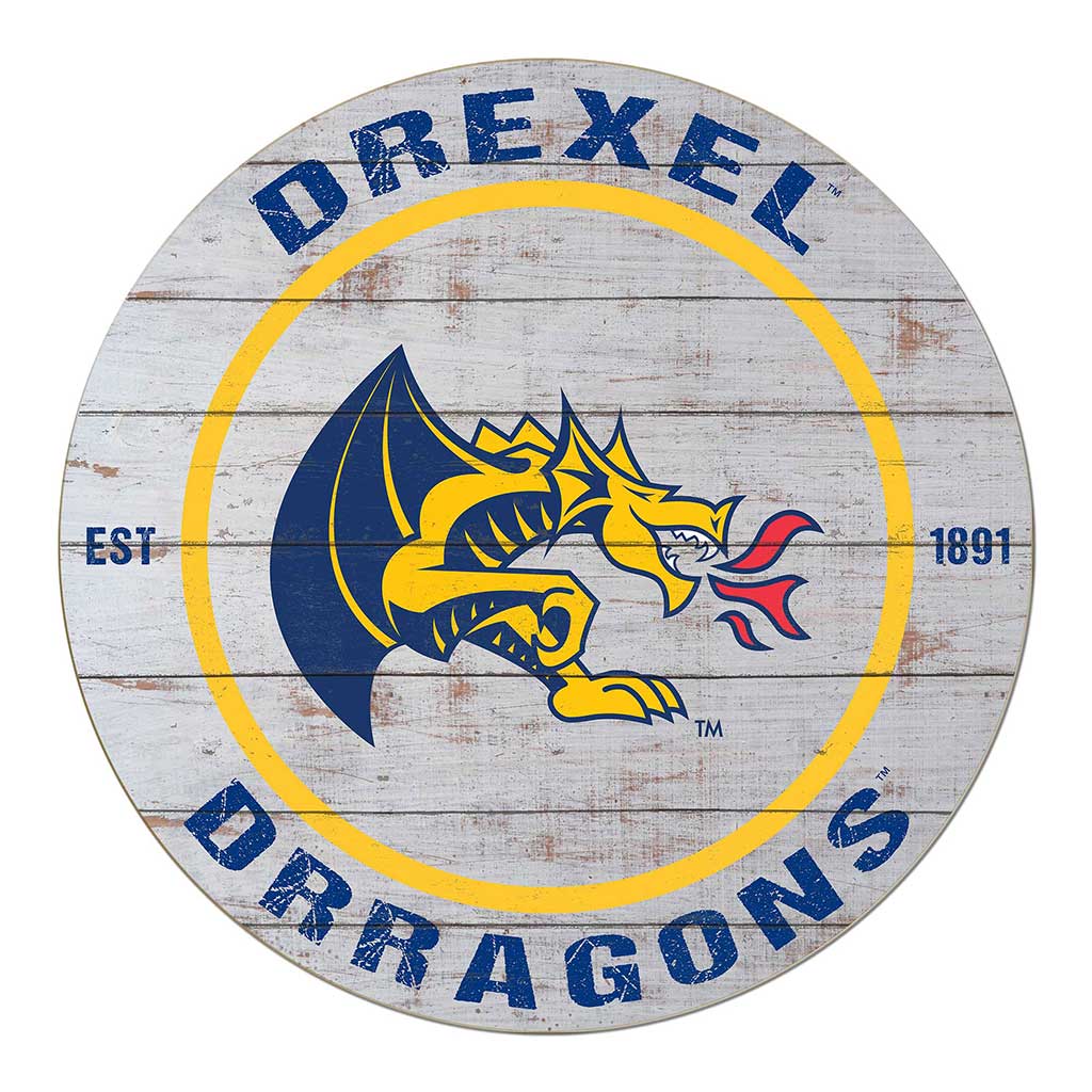 20x20 Weathered Circle Drexel Dragons