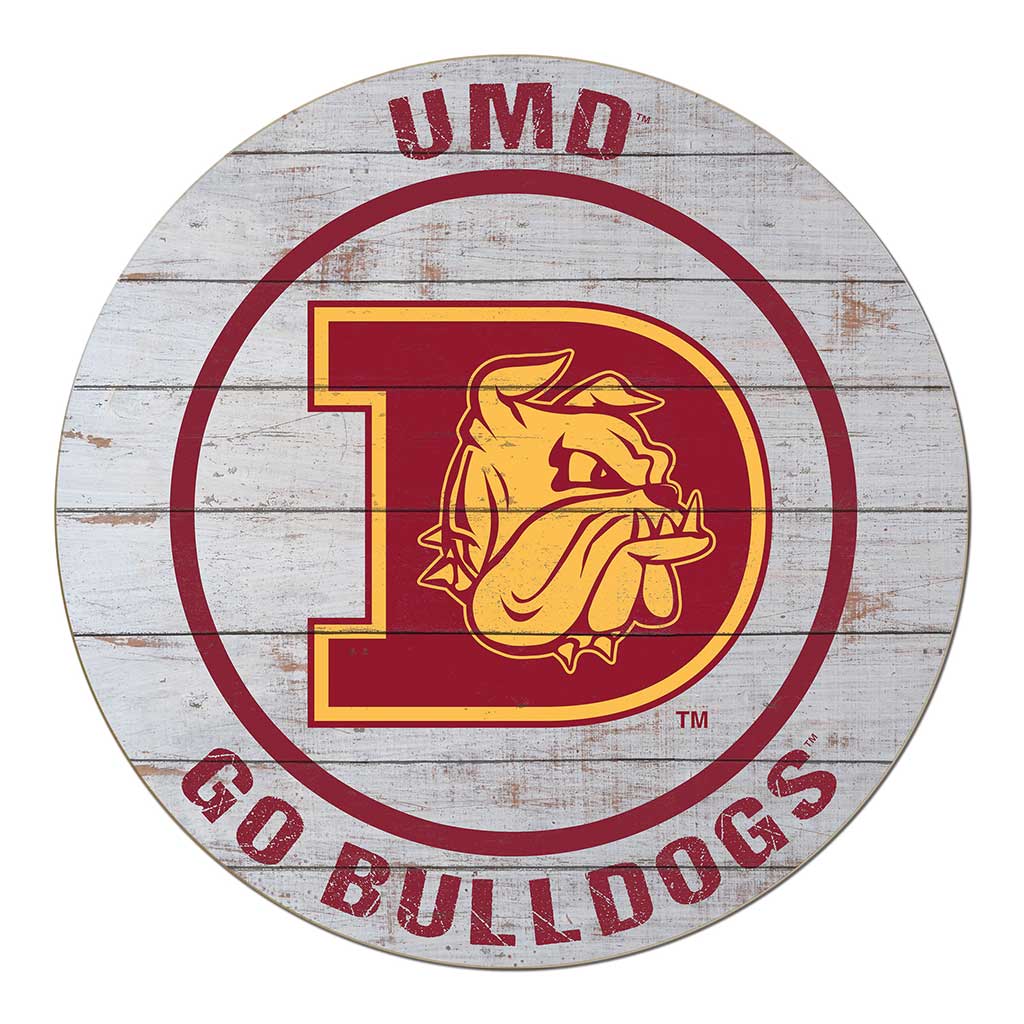 20x20 Weathered Circle Minnesota (Duluth) Bulldogs Special
