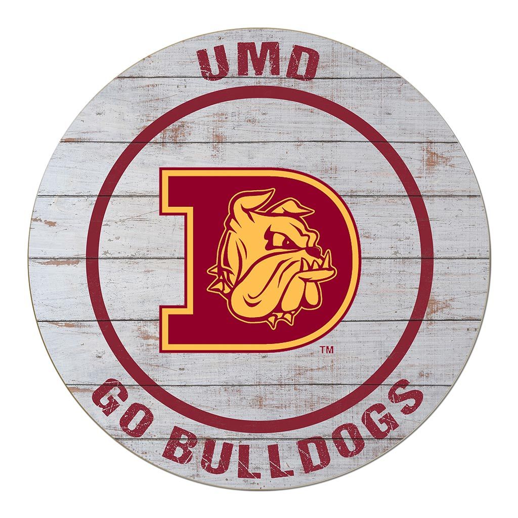 20x20 Weathered Circle - Classic Minnesota (Duluth) Bulldogs - Special
