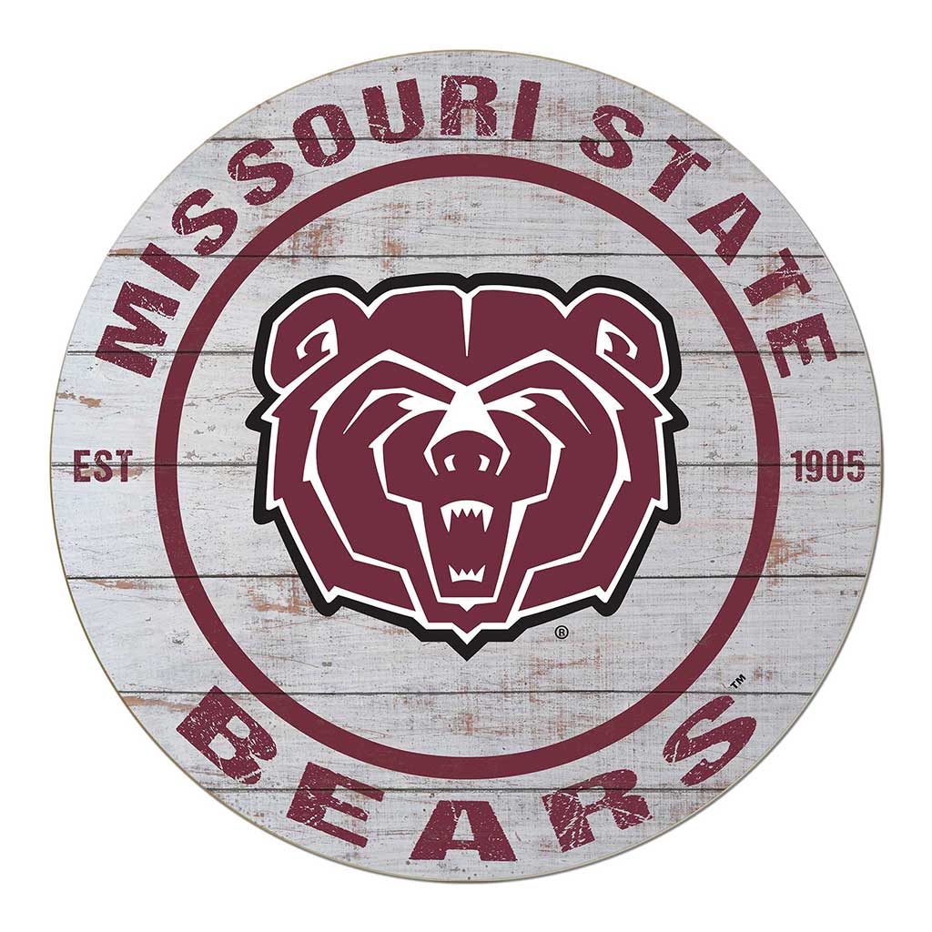 20x20 Weathered Circle Missouri State Bears