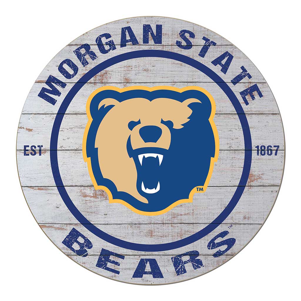 20x20 Weathered Circle Morgan State Bears