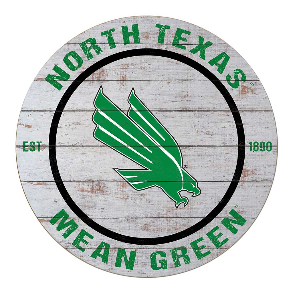 20x20 Weathered Circle North Texas Mean Green