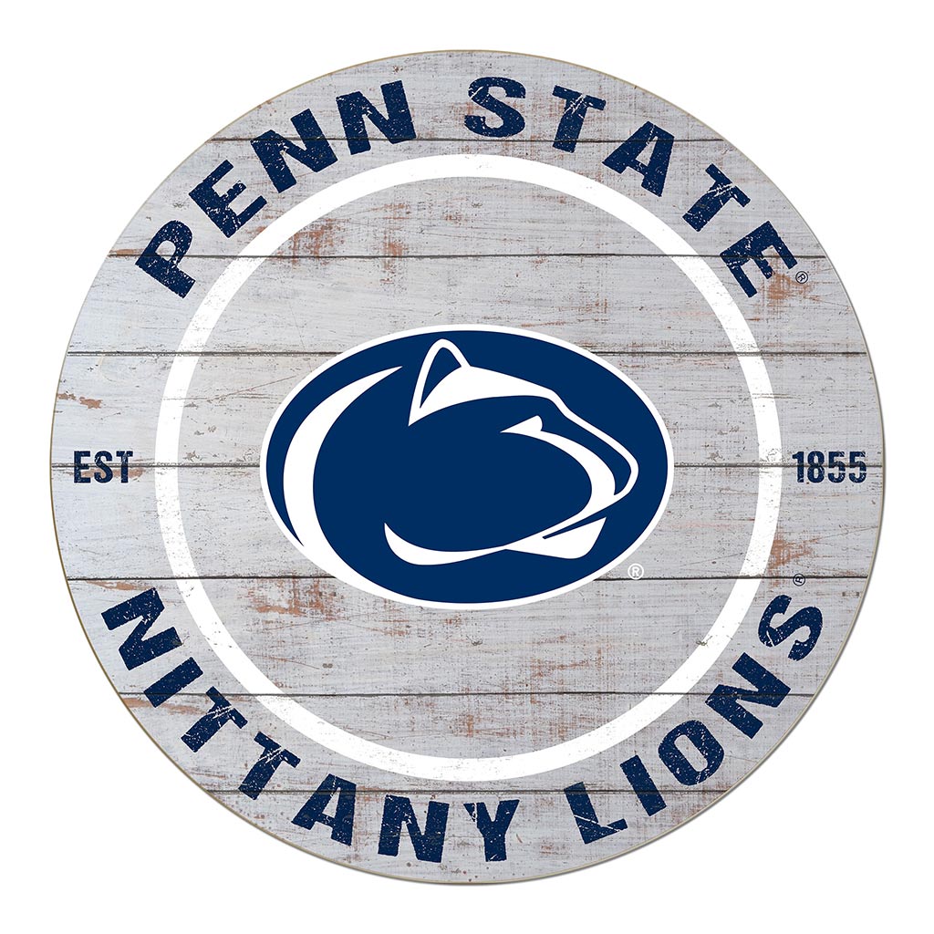 20x20 Weathered Circle Penn State Nittany Lions