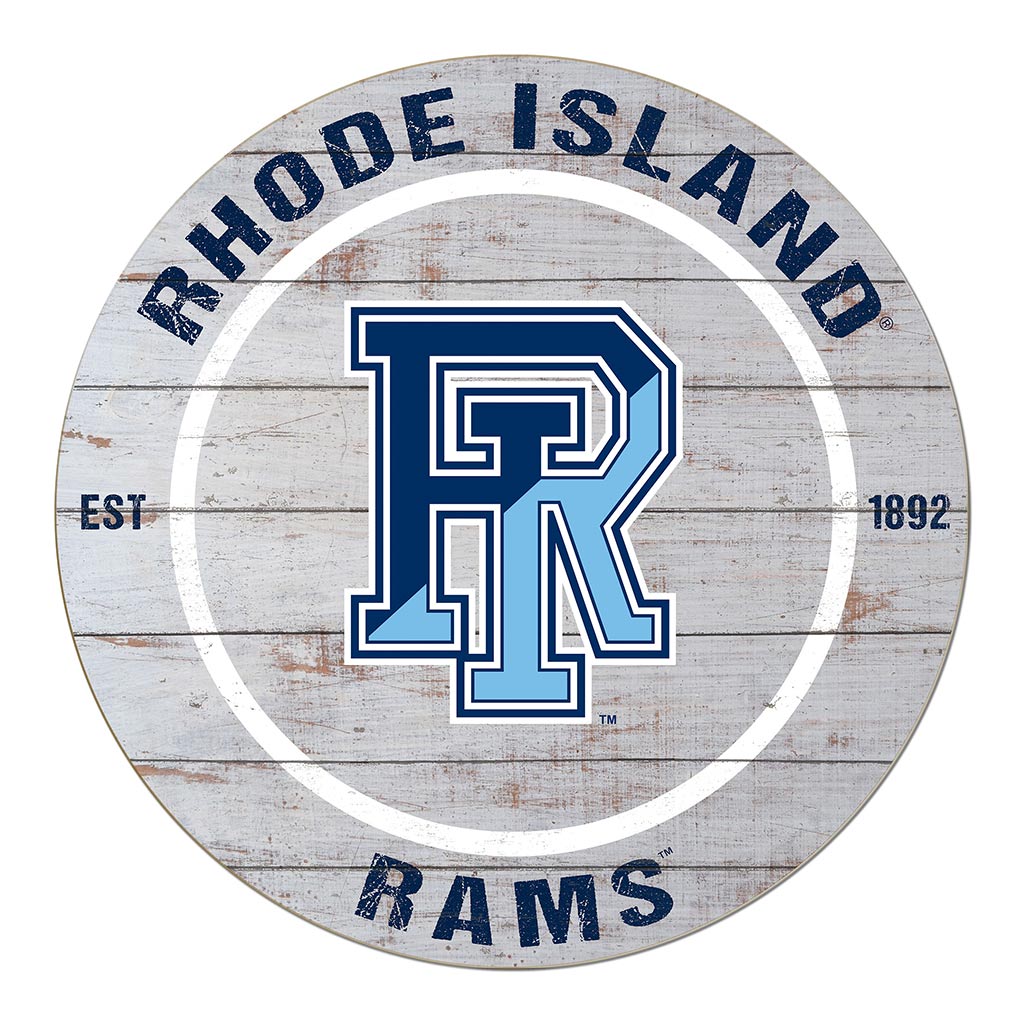 20x20 Weathered Circle Rhode Island Rams