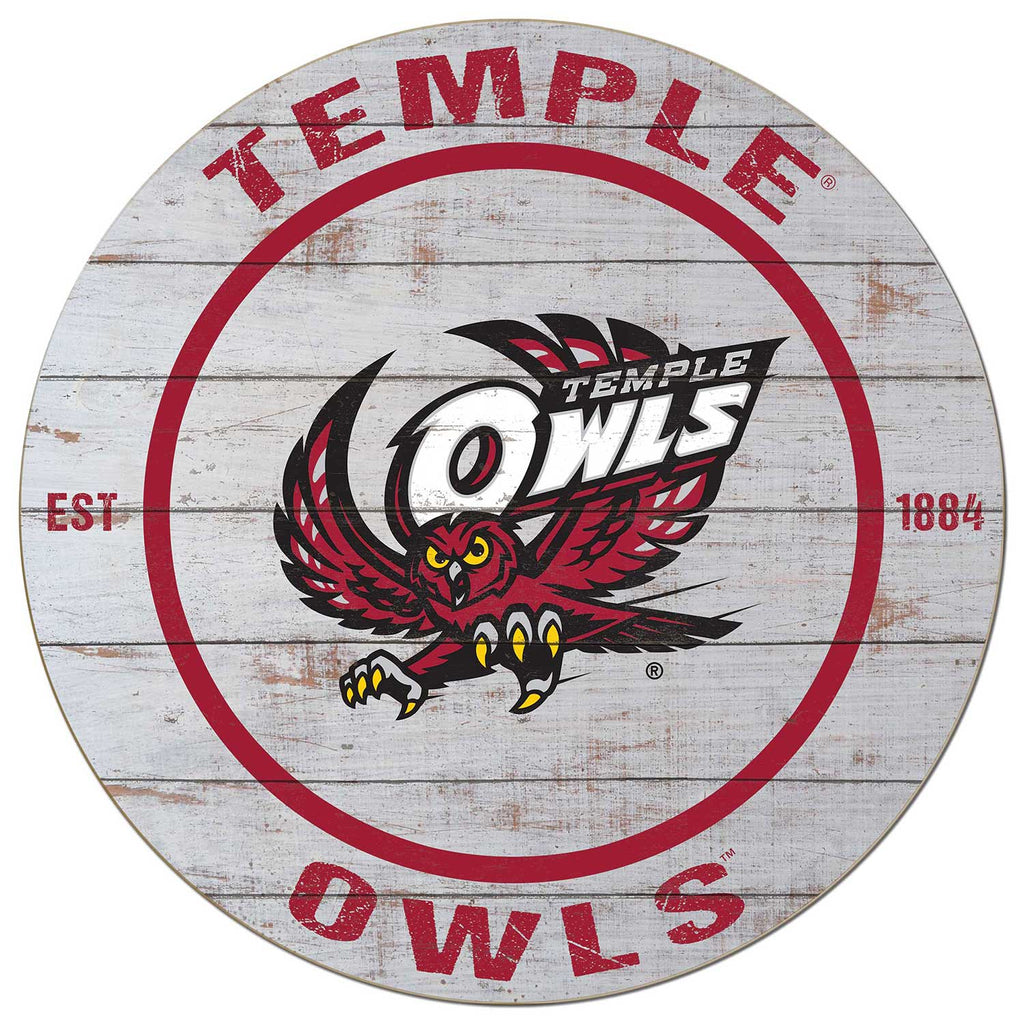 20x20 Weathered Circle Temple Owls