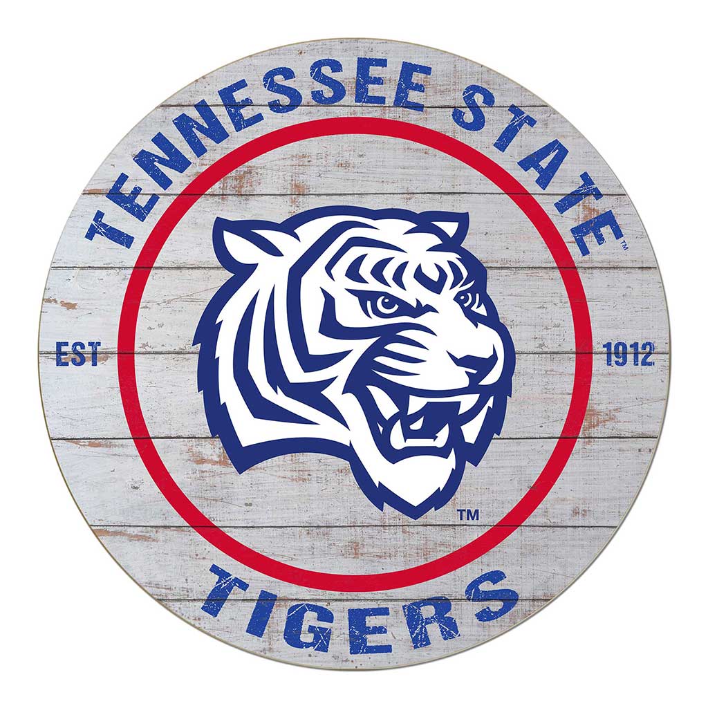 20x20 Weathered Circle Tennessee State Tigers