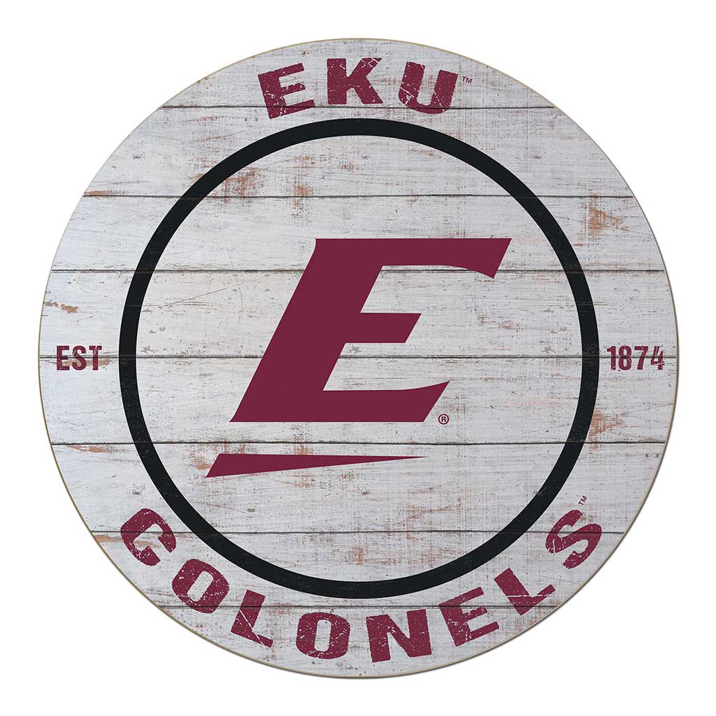 20x20 Weathered Circle Eastern Kentucky University Colonels