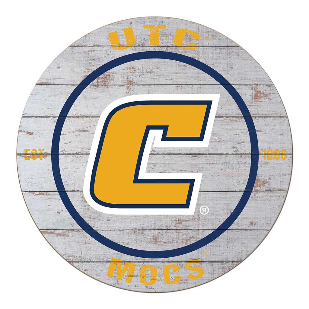20x20 Weathered Circle Tennessee Chattanooga Mocs