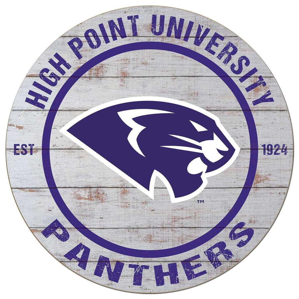 20x20 Weathered Circle High Point Panthers
